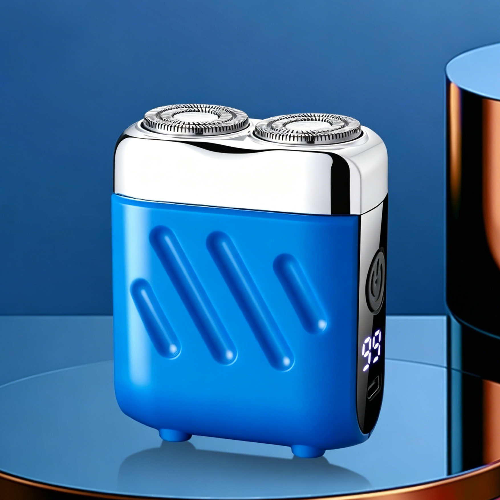 【German precision engineering, a best-selling shaver in Europe and America!】🏆The new generation dual-head pocket shaver，Instant shaving, haircutting, and hair removal in just 1 second! Suitable for the whole family!