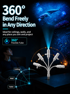 Comauo Ocean & Galaxy Projector: Ultra-HD Sphere Tech, Turns Your Room & Car Into an Aquarium in 1s.